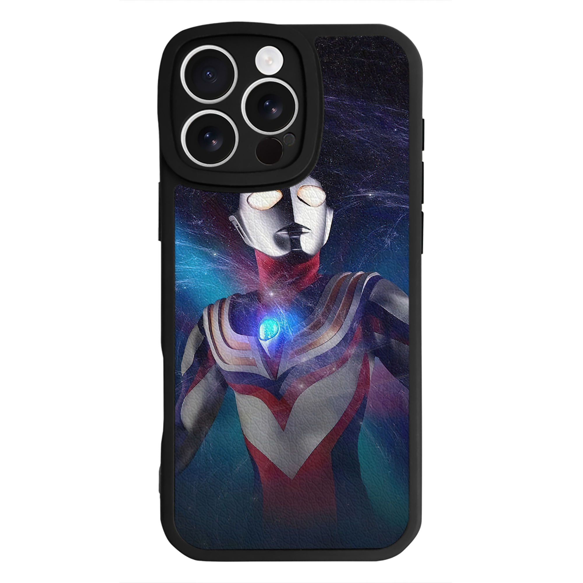 （画像用） ウルトラマン Ultraman 【iPhone 16シリーズ対応】シリコンスマホケース（レザー調） 材質：シリコン
